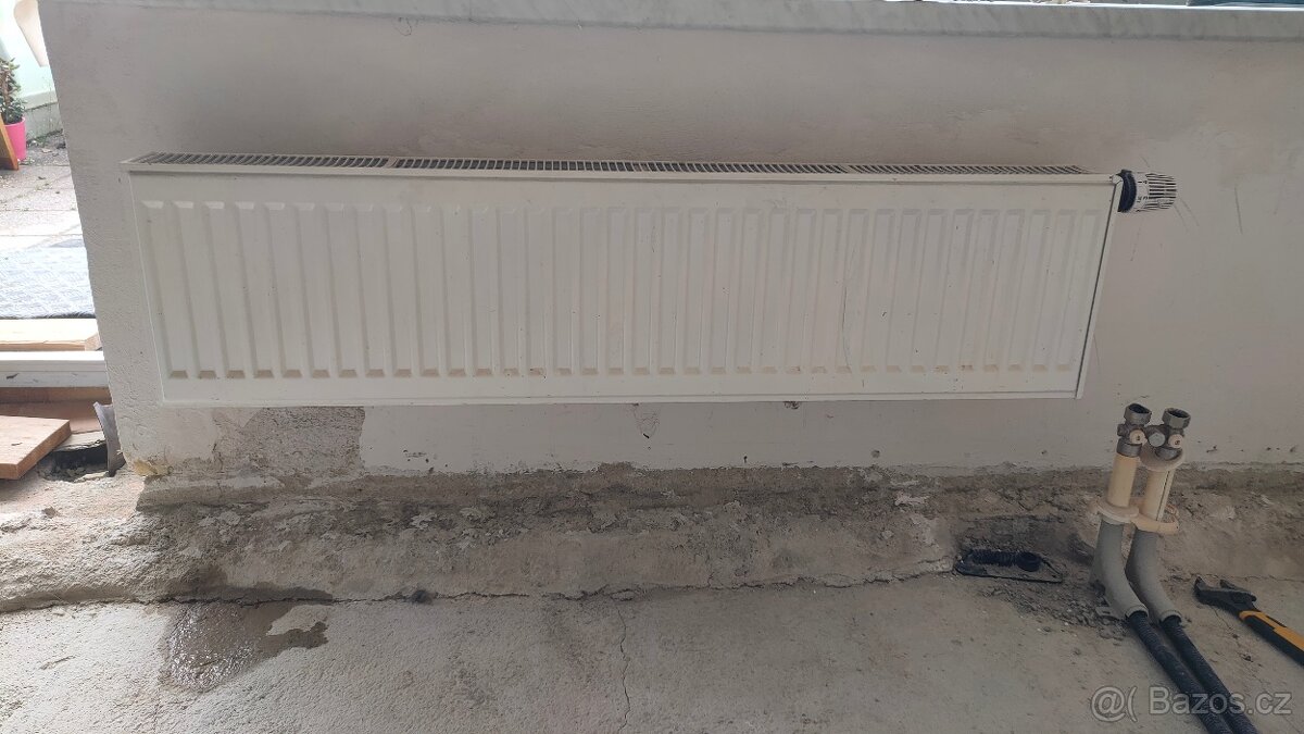 Radiátory bílé nízké - levne