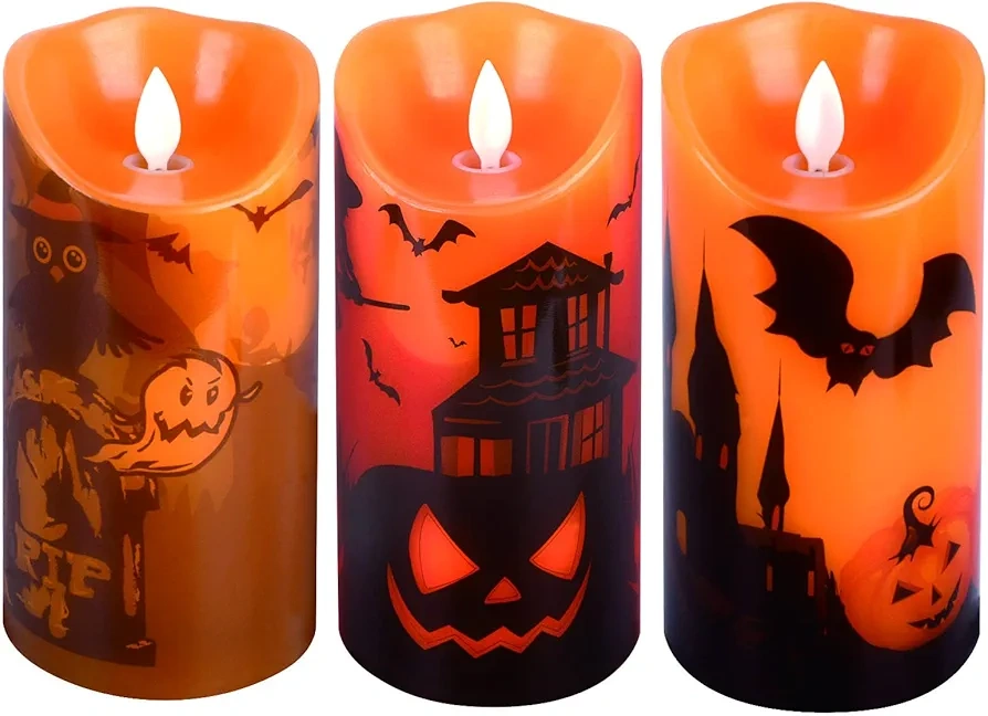 LED svíčky Helloween