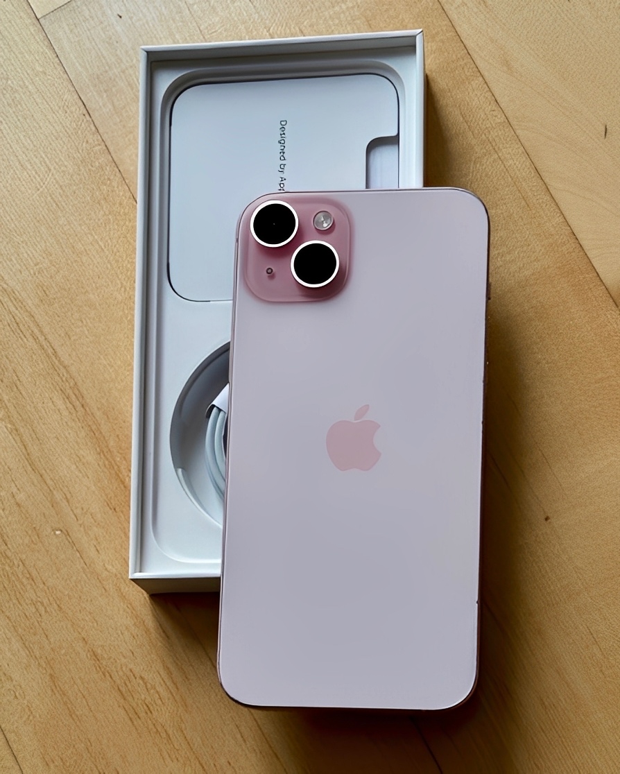 iPhone 15 Pink BATERIE 100% TOP