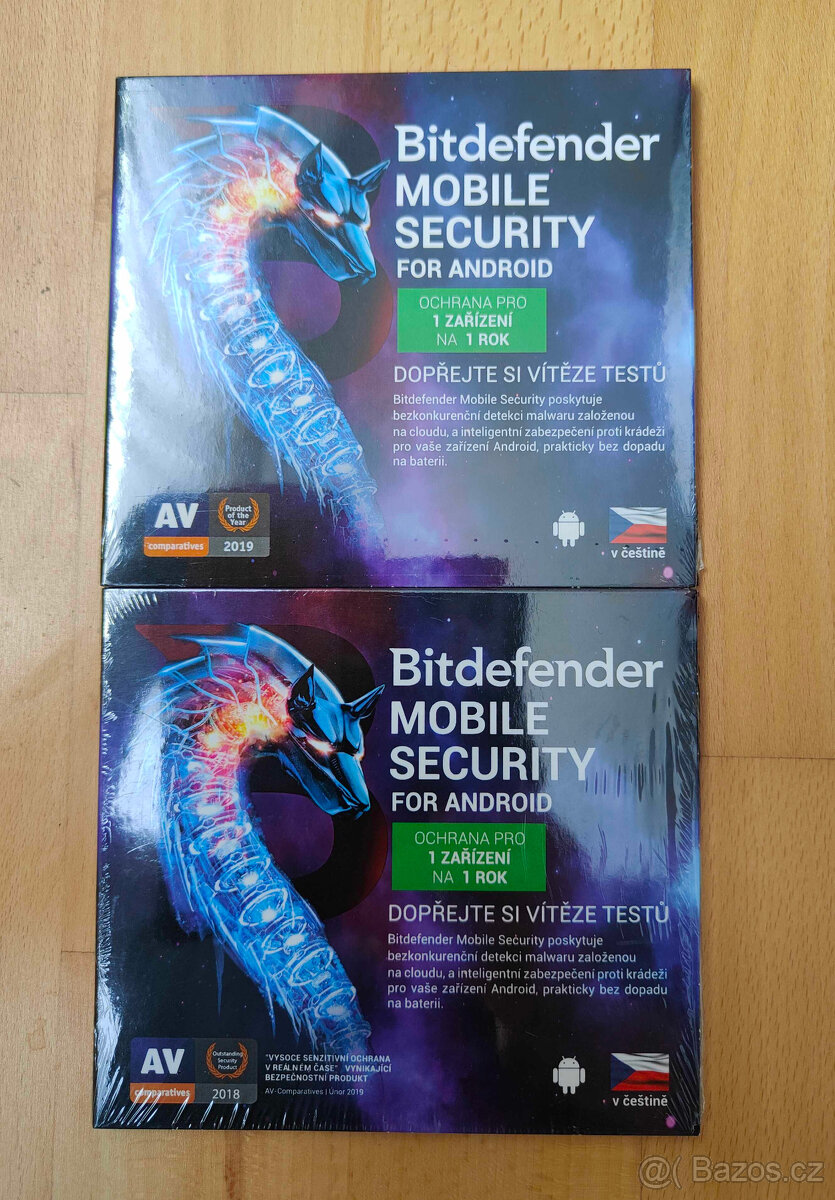 Bitdefender MOBILE SECURITY For Android CZ ( 2 ks )