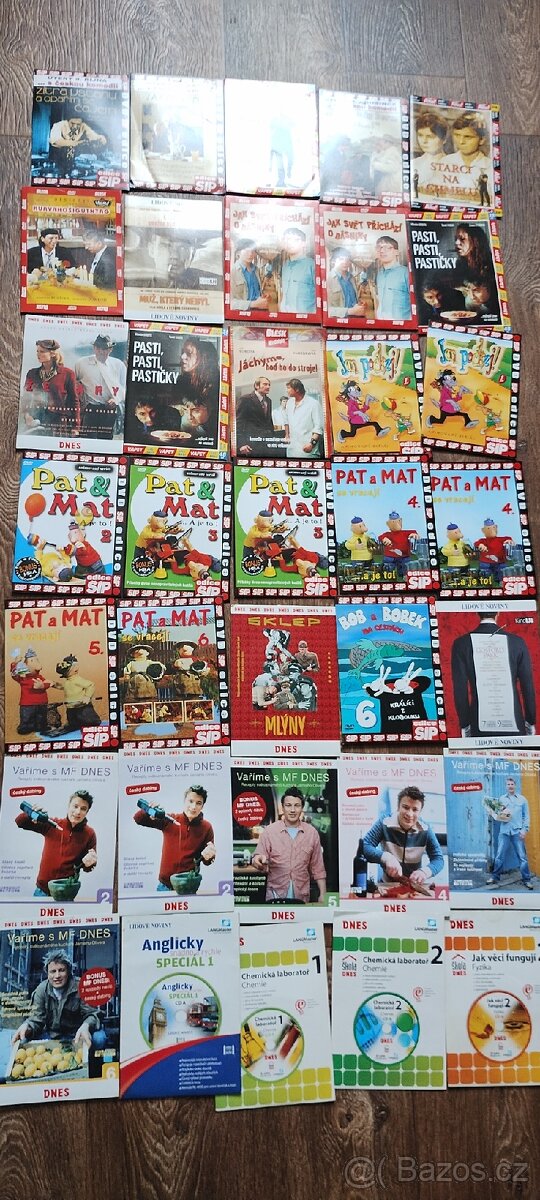 DVD filmy, pohádky atd.
