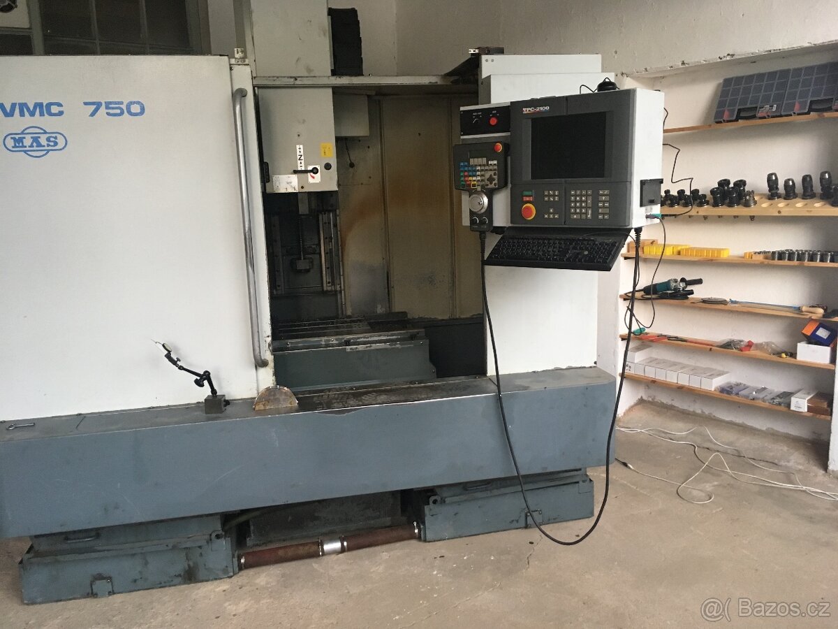 Prodám CNC frézku MAS VMC 750
