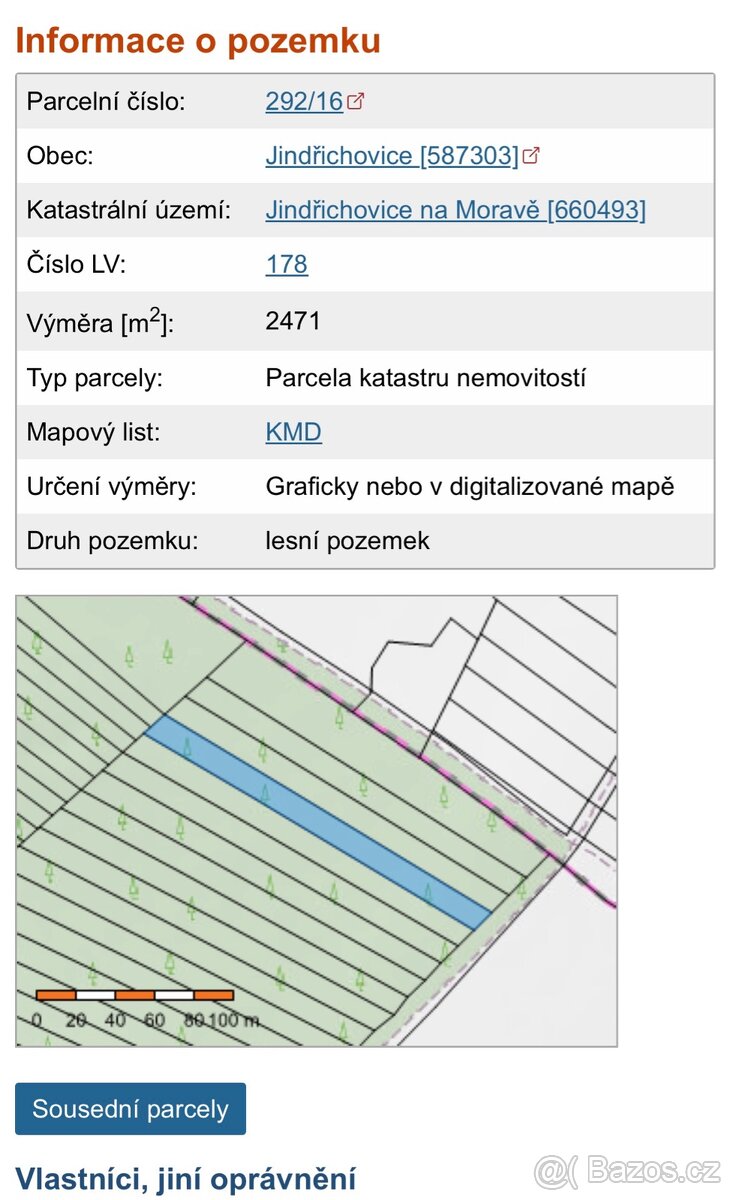 Prodám les