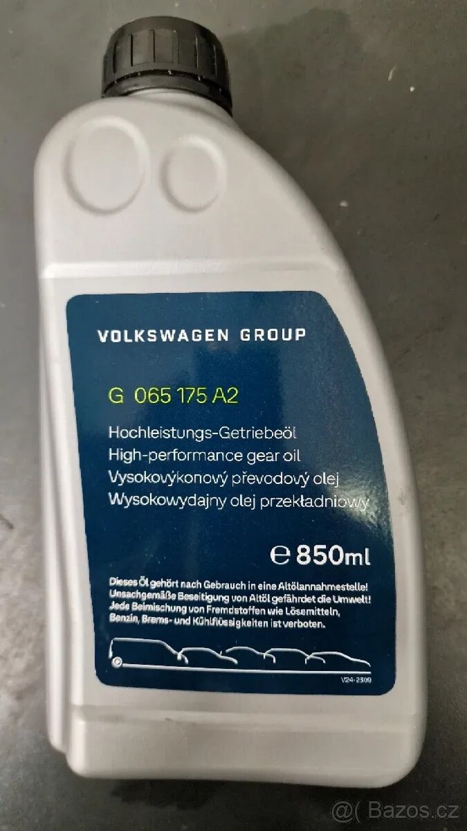 Olej spojky HALDEX VW koncern