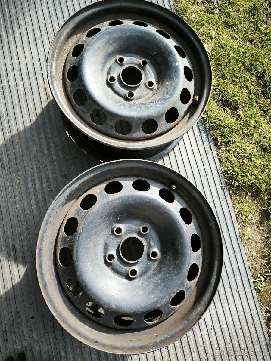 2x Disk kola 5x112 6,5Jx16H2 ET50 Octavia 2, VW