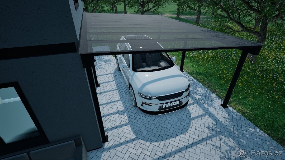 Přístřešek na auto, carport, zastřešení