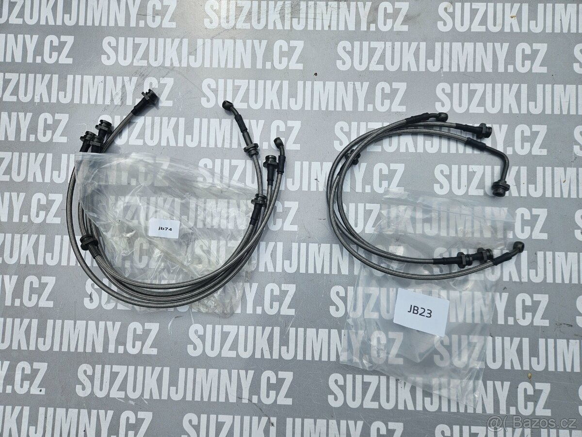 Suzuki Jimny - prodloužené brzdové hadice