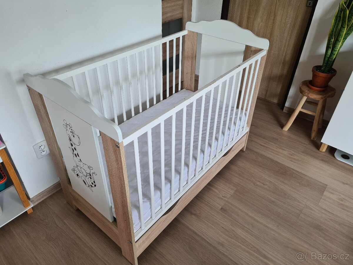 Detska postylka 120x60 s uloznym prostorem