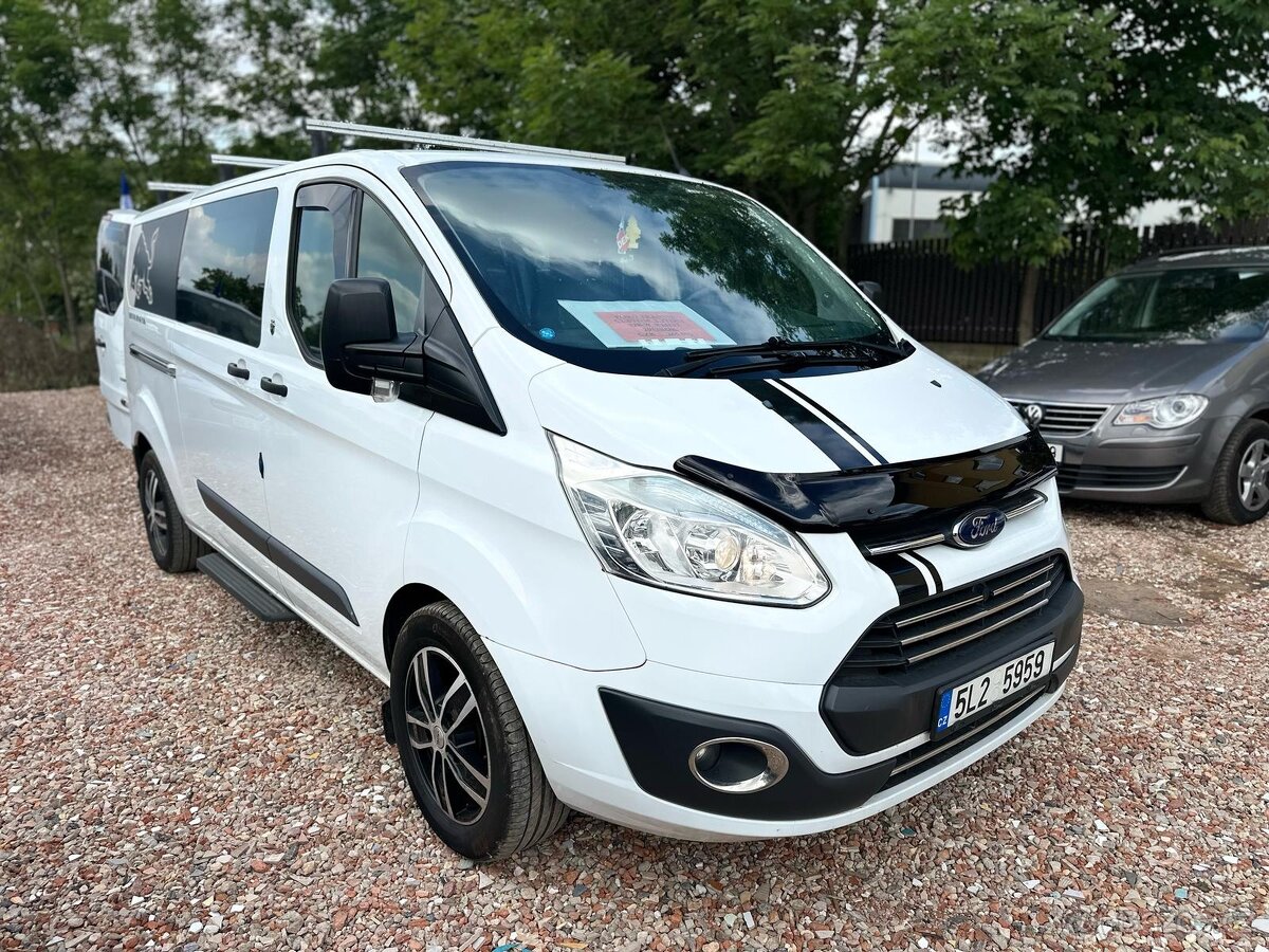 Ford Transit Custom 2.2TDCi 92kW, 9 míst, Ghia výbava, 2013