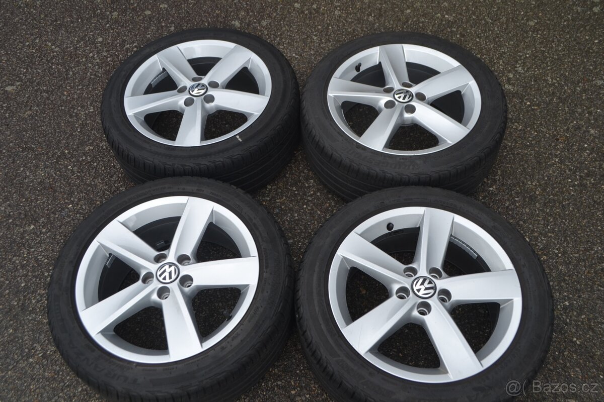 VW Polo/Š.Rapid/Fabia,S.Toledo -Letní Alu komplet 215/45/R16