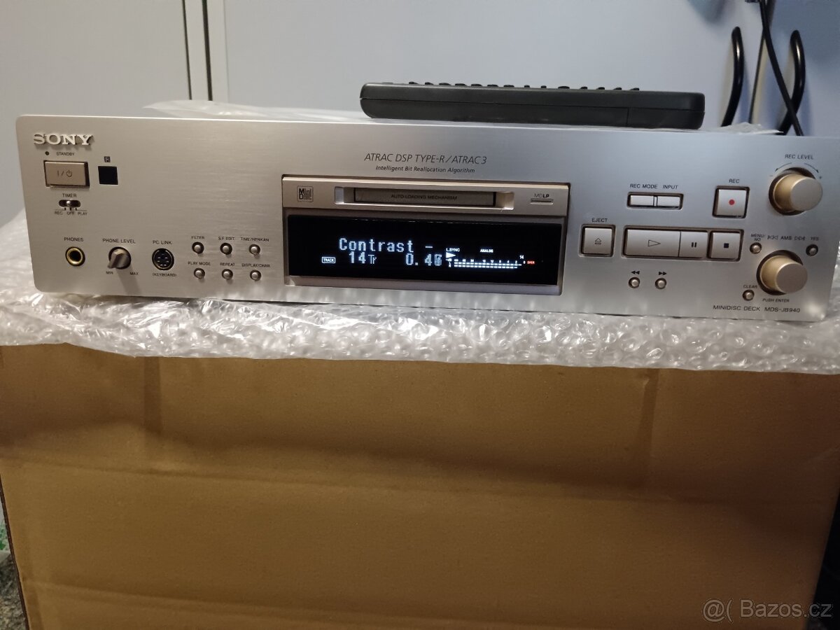 Minidisc rekordér Sony MDS JB-940QS Limited ed.