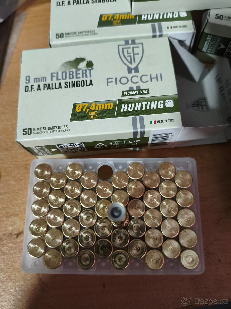 FLOBERT náboje Fiocchi 9 mm