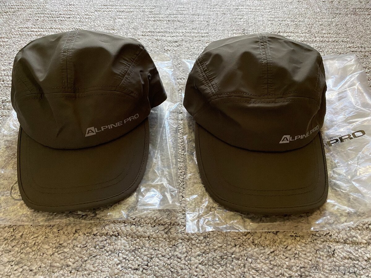 Nové unisex kšiltovky ALPINE PRO - DWR materiál
