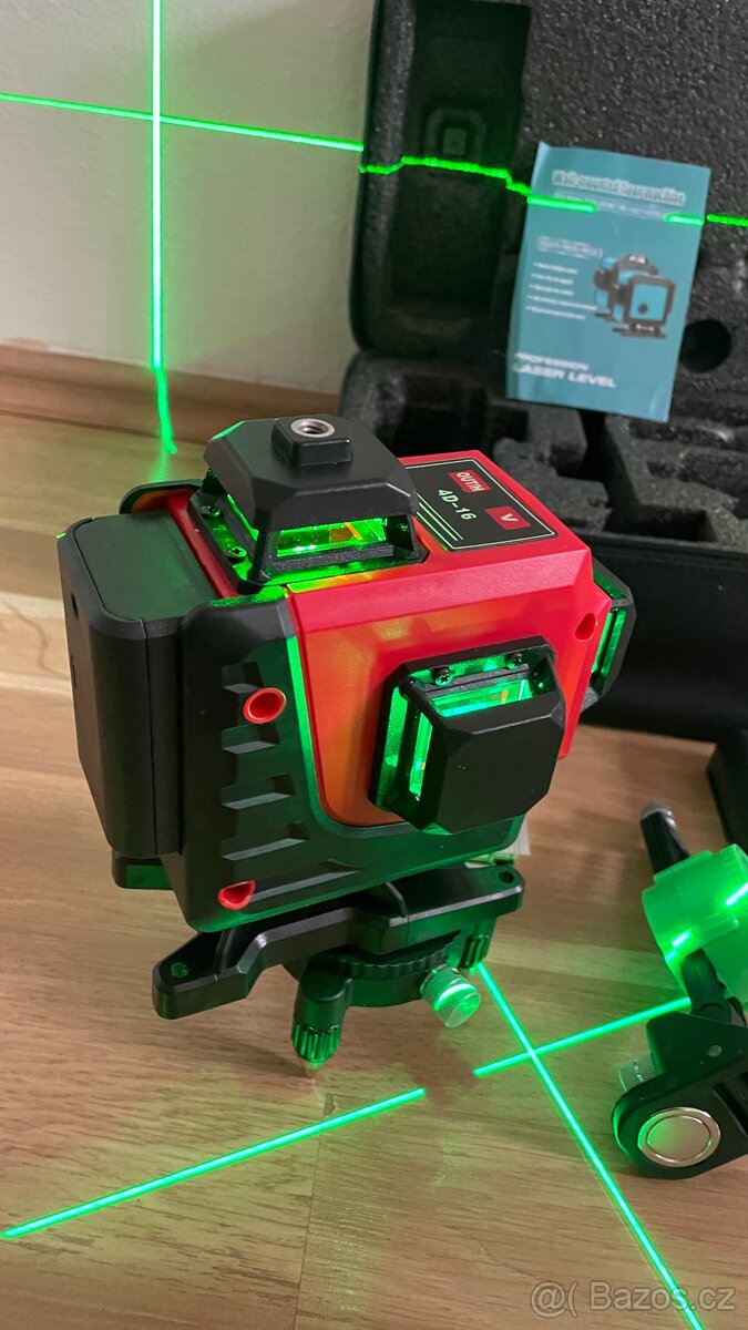 4D laserový nivelák – 16 linií