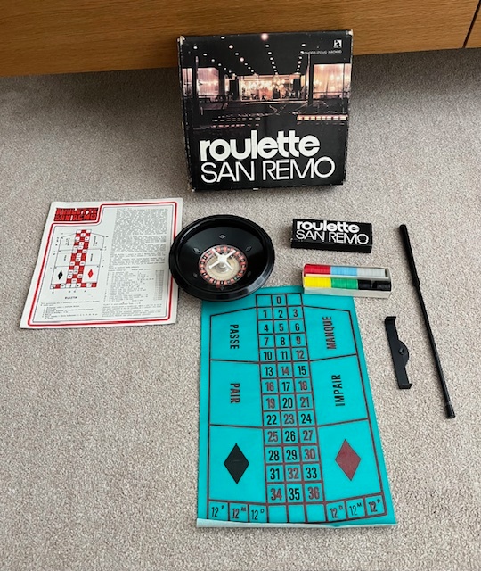 Retro hra Ruleta, rok 1986