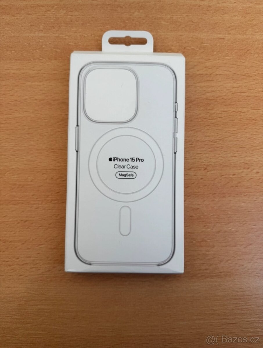 Apple MagSafe kryt iPhone 15 Pro (Clear Case)
