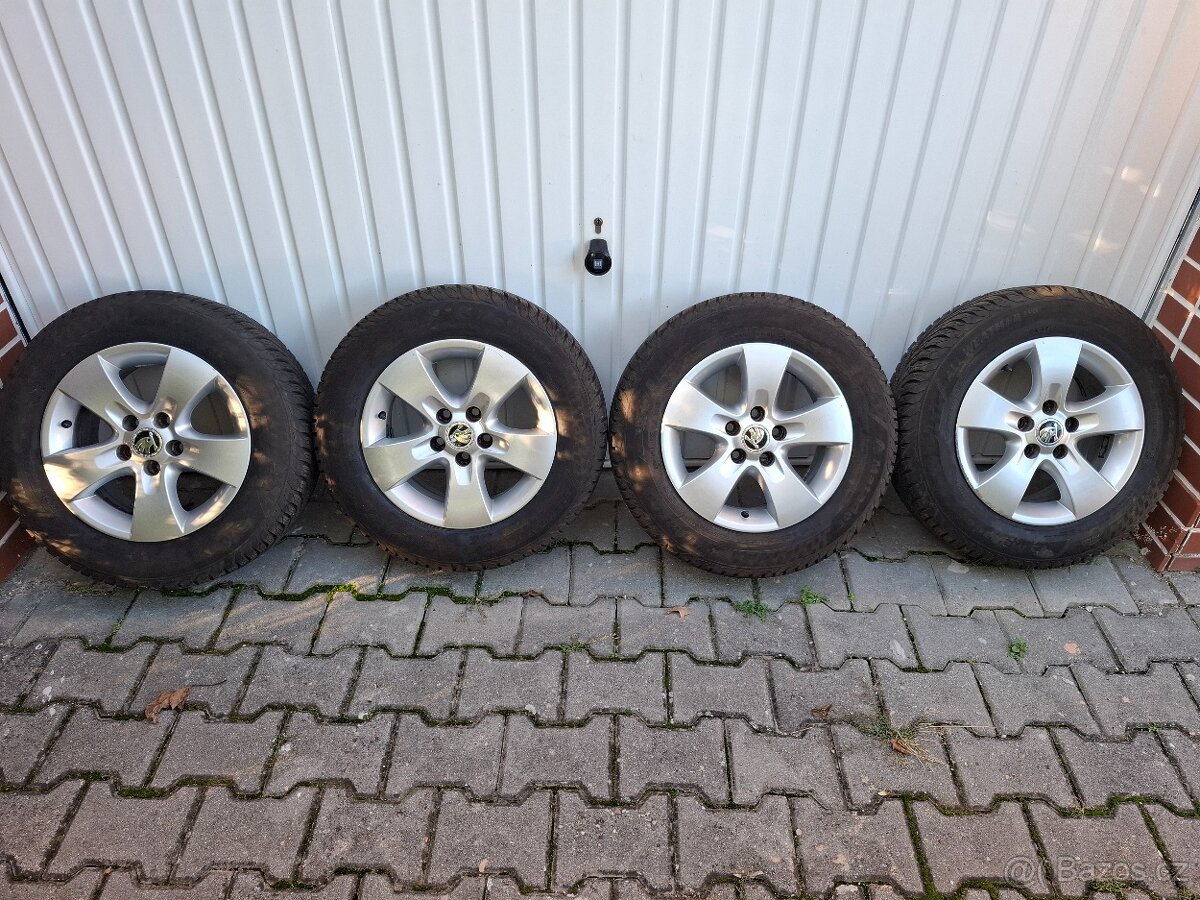 175/70/14 CELOROČNÍ pneu+Origo škoda ALU R14,  vzorek 8mm