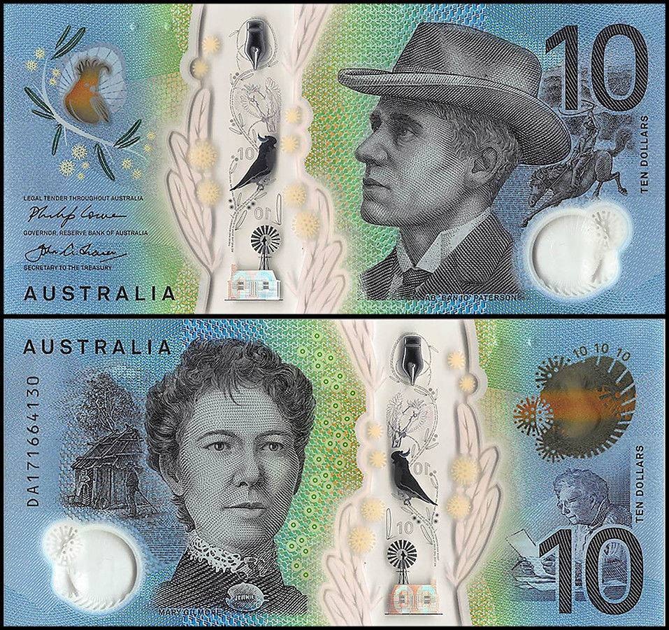 Austrálie - 10 Dolarů bankovka, 2017, UNC