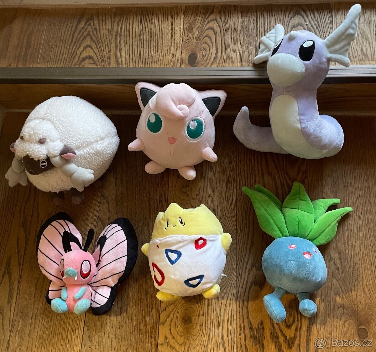6x originál Pokemon plyšák - cena celkem