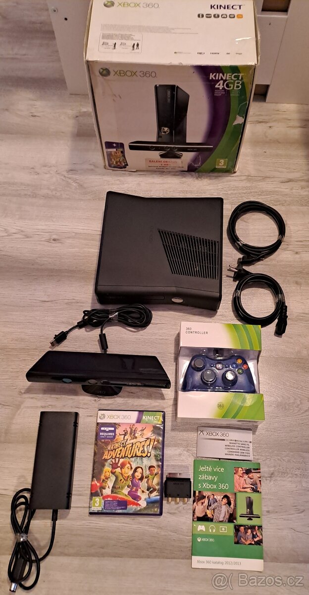 Xbox 360 S + kinect + hra