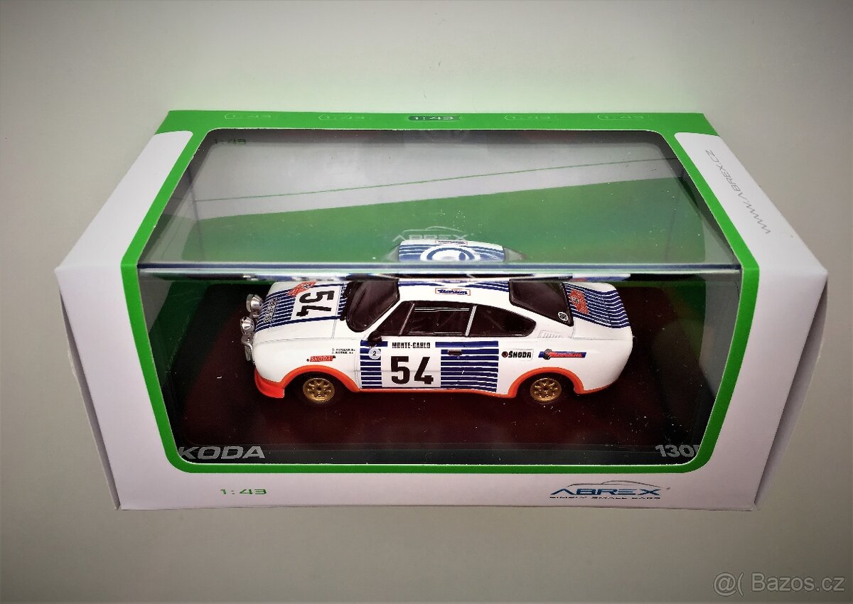 Model ŠKODA 130RS "RMC 1977" č 54  Abrex 1/43
