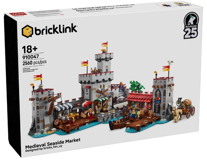 LEGO Bricklink sety (Wild West Train, Sea Market)