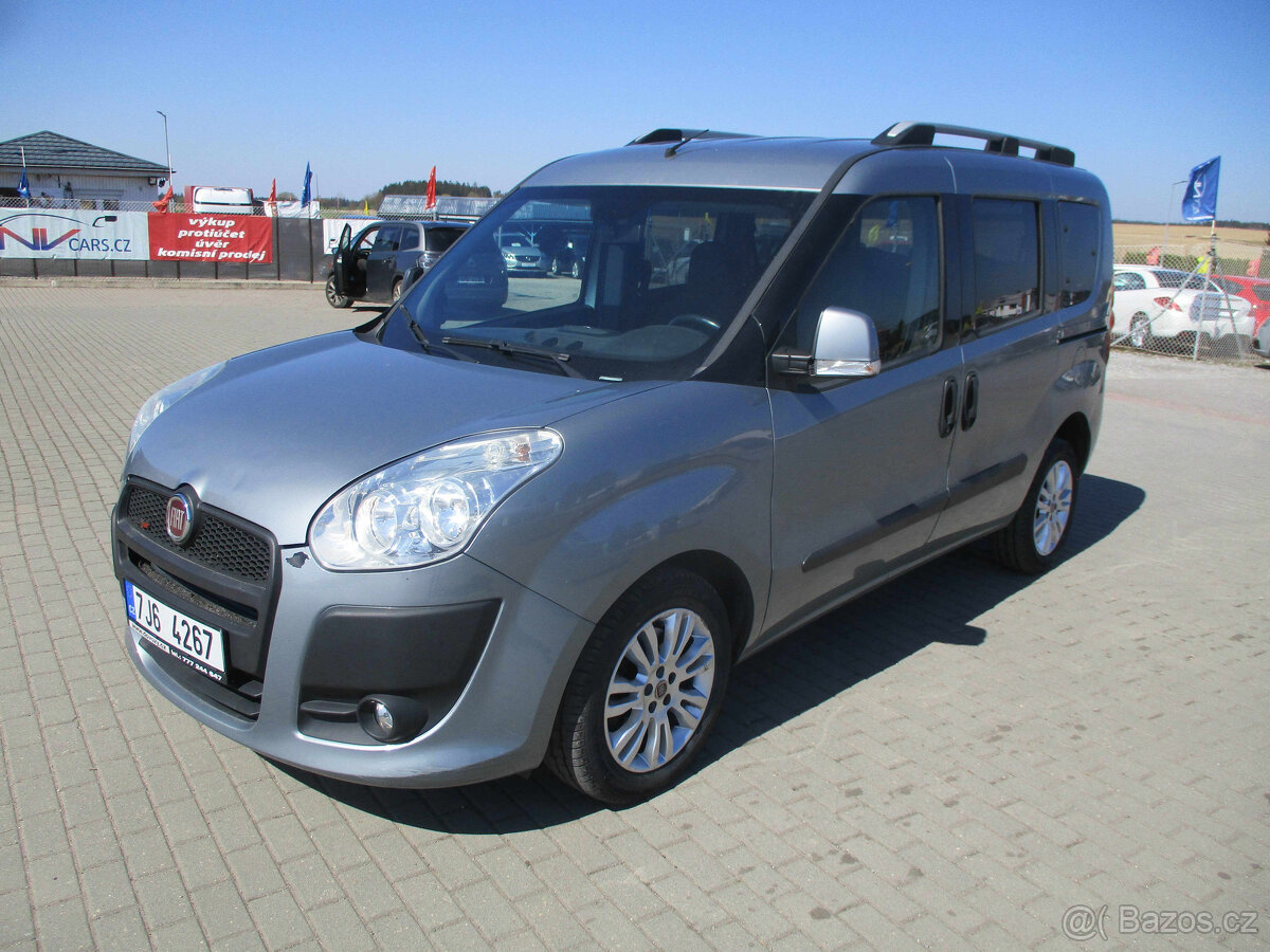 FIAT DOBLO 1,6MJTD 66kw 11/2011 7MÍST, BEZ KOROZE