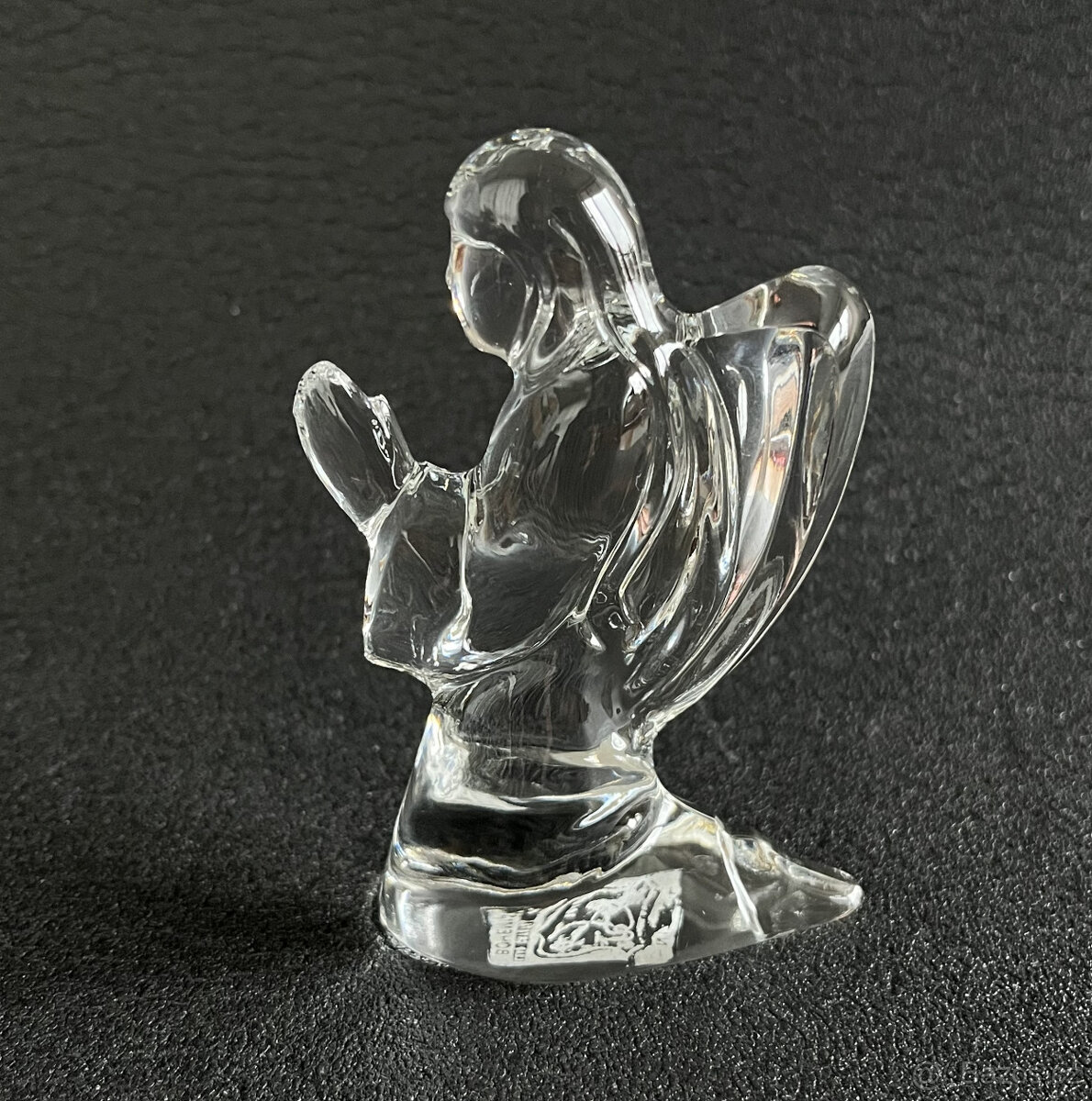 Ruckl Soška, plastika Anděl 9.5 cm křišťálové sklo