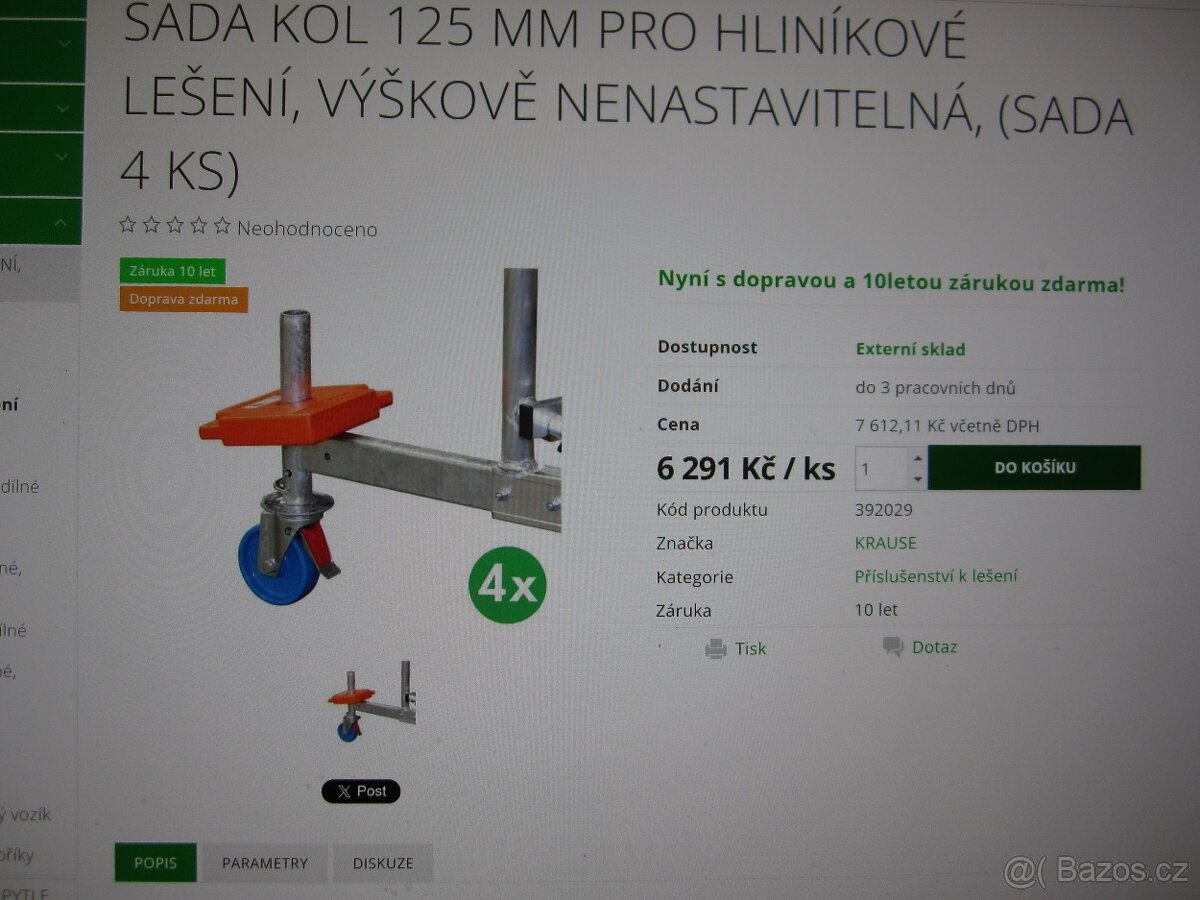 Sada pojezdových kol KRAUSE