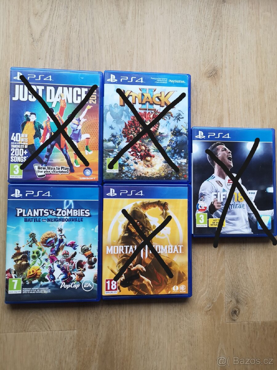 Prodám hry na PS4