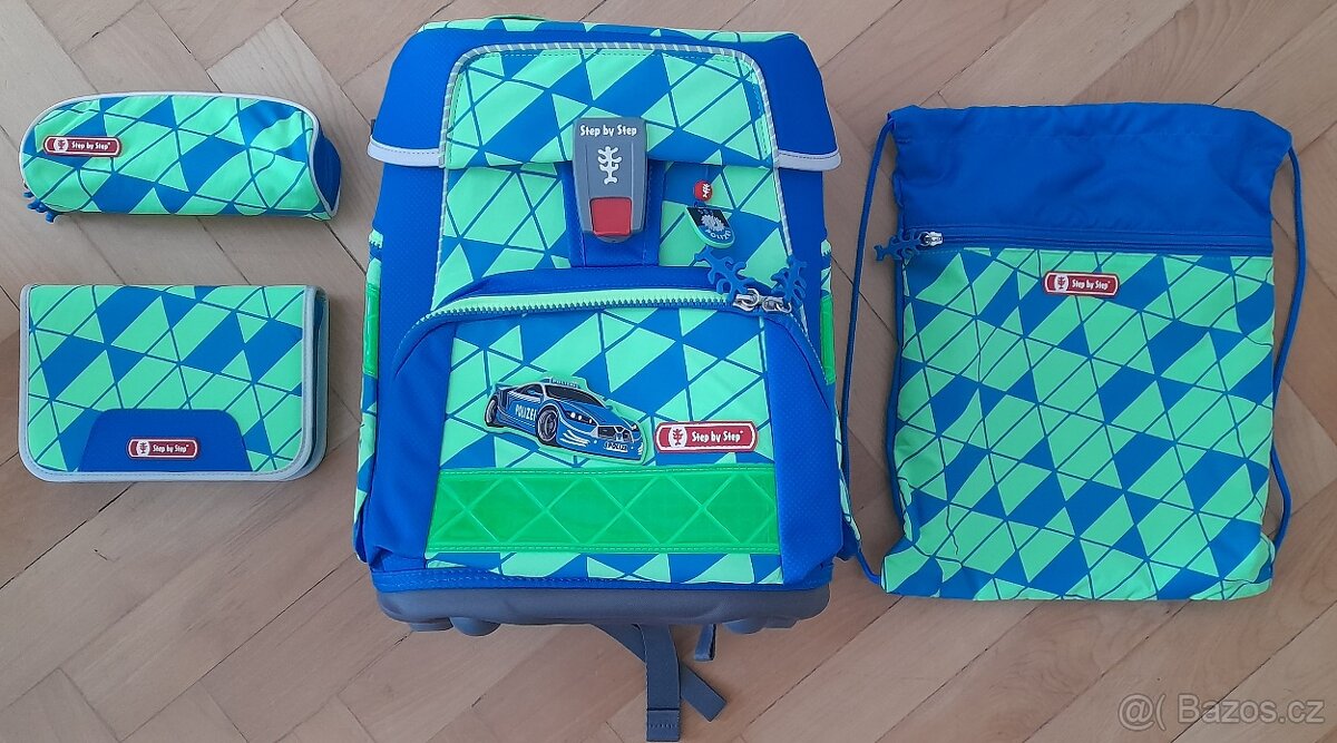 Školní aktovka Hama Step by Step - Neon Policie