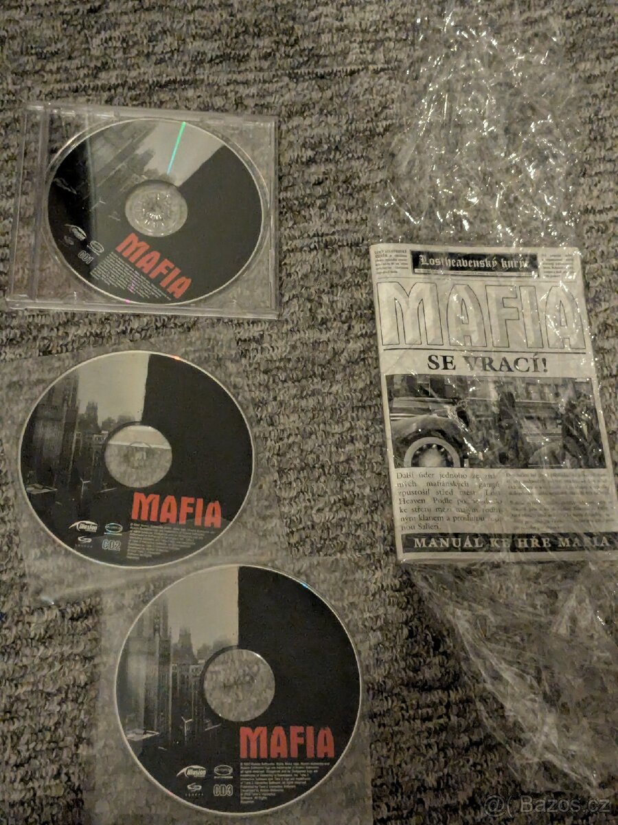 Mafia CZ big Box - CD a manuál z big boxu na doplnění