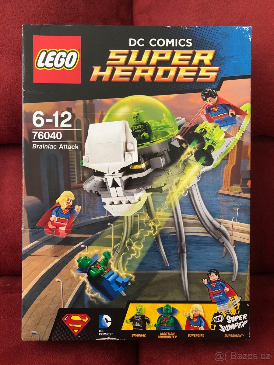 LEGO 76040 Útok Brainiaka - Bez figurek