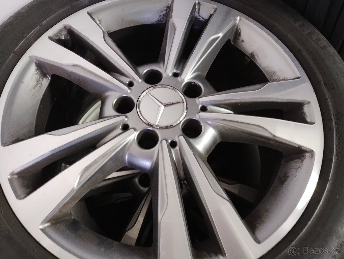 Prodám alu kola na Mercedes velikost R17 i s letním pneu 225