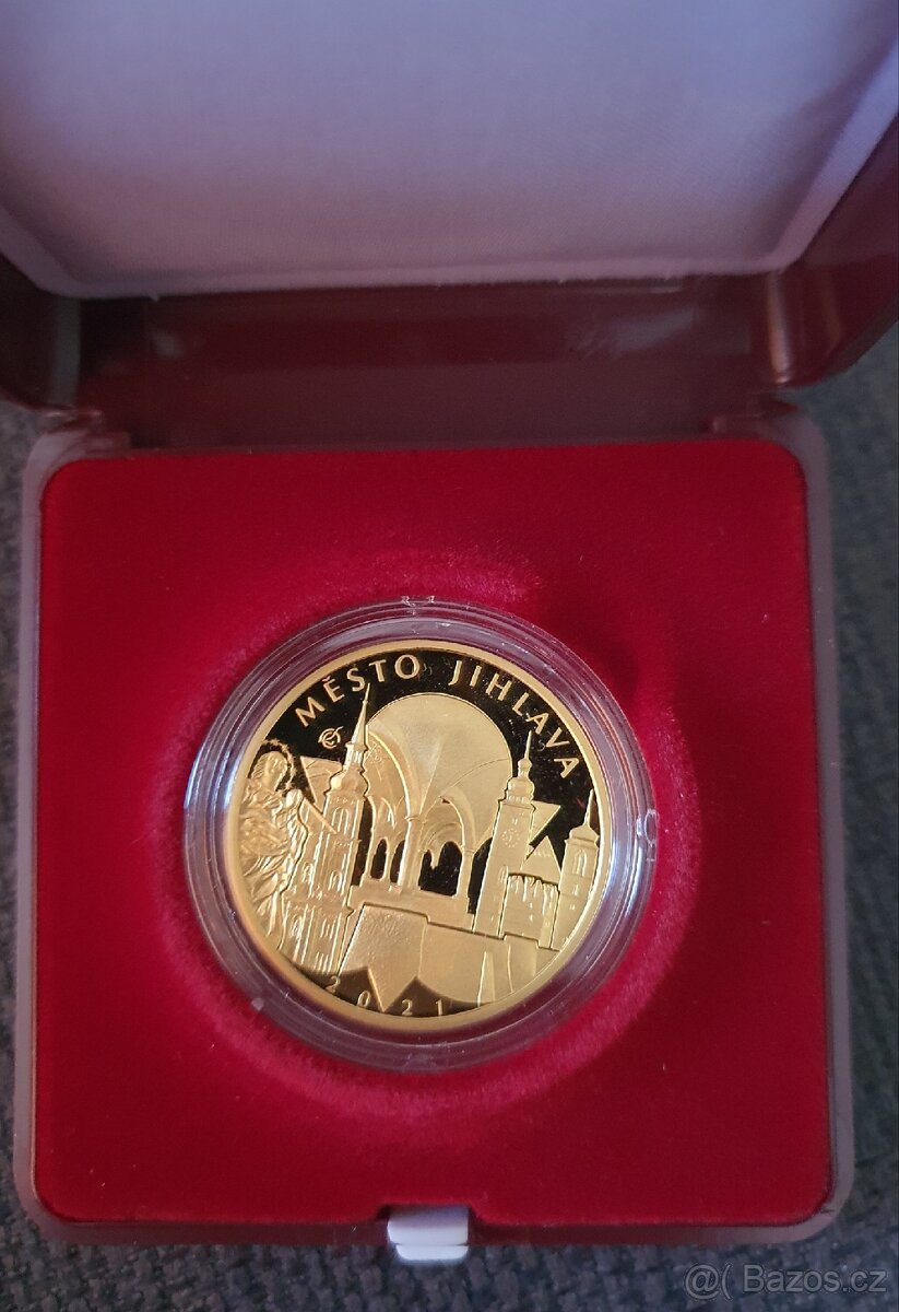 5000 Kč Cheb a Jihlava Proof