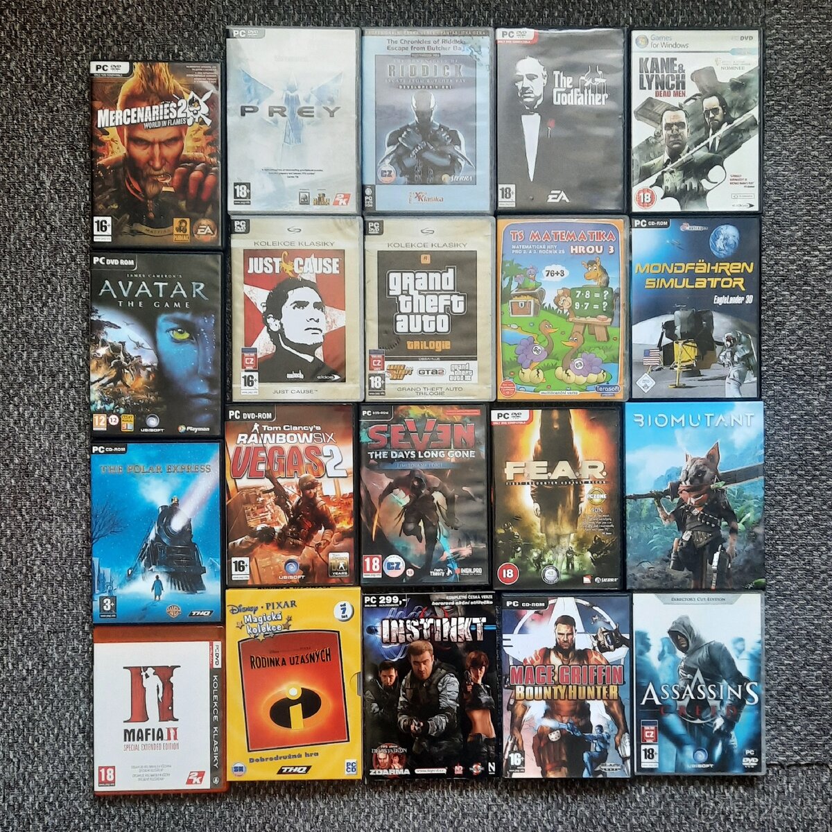 Prodám pc hry