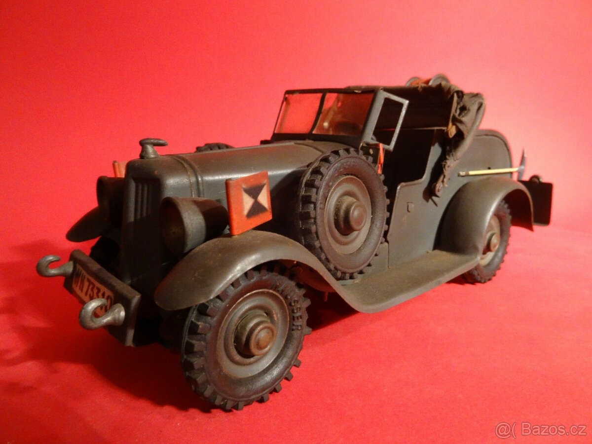 Hausser Elastolin Telefon Kübelwagen měřítko 7,5 cm