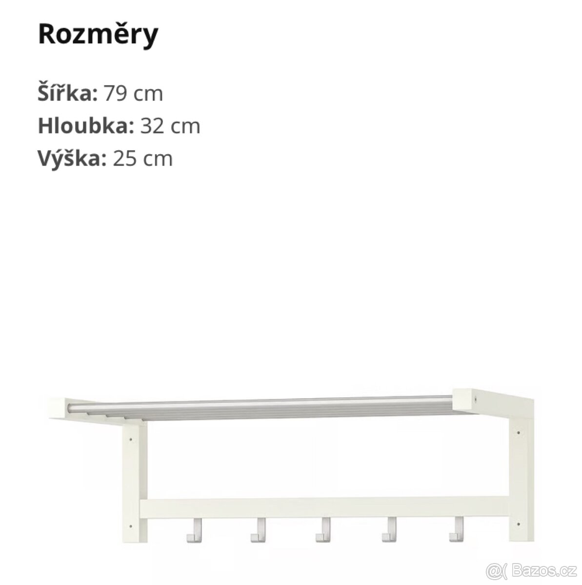 Věšák Ikea Tjusig
