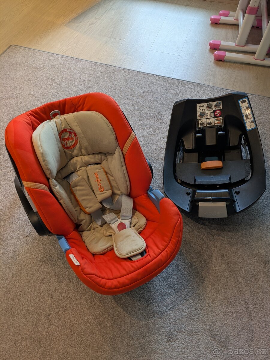 Autosedačka/vajíčko Cybex Aton 4 + Base 2-fix (Isofix)