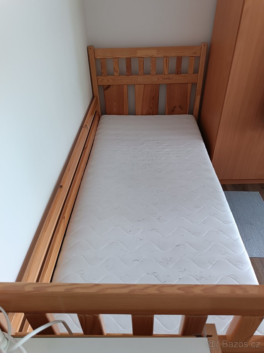 2x lůžko 80x180
