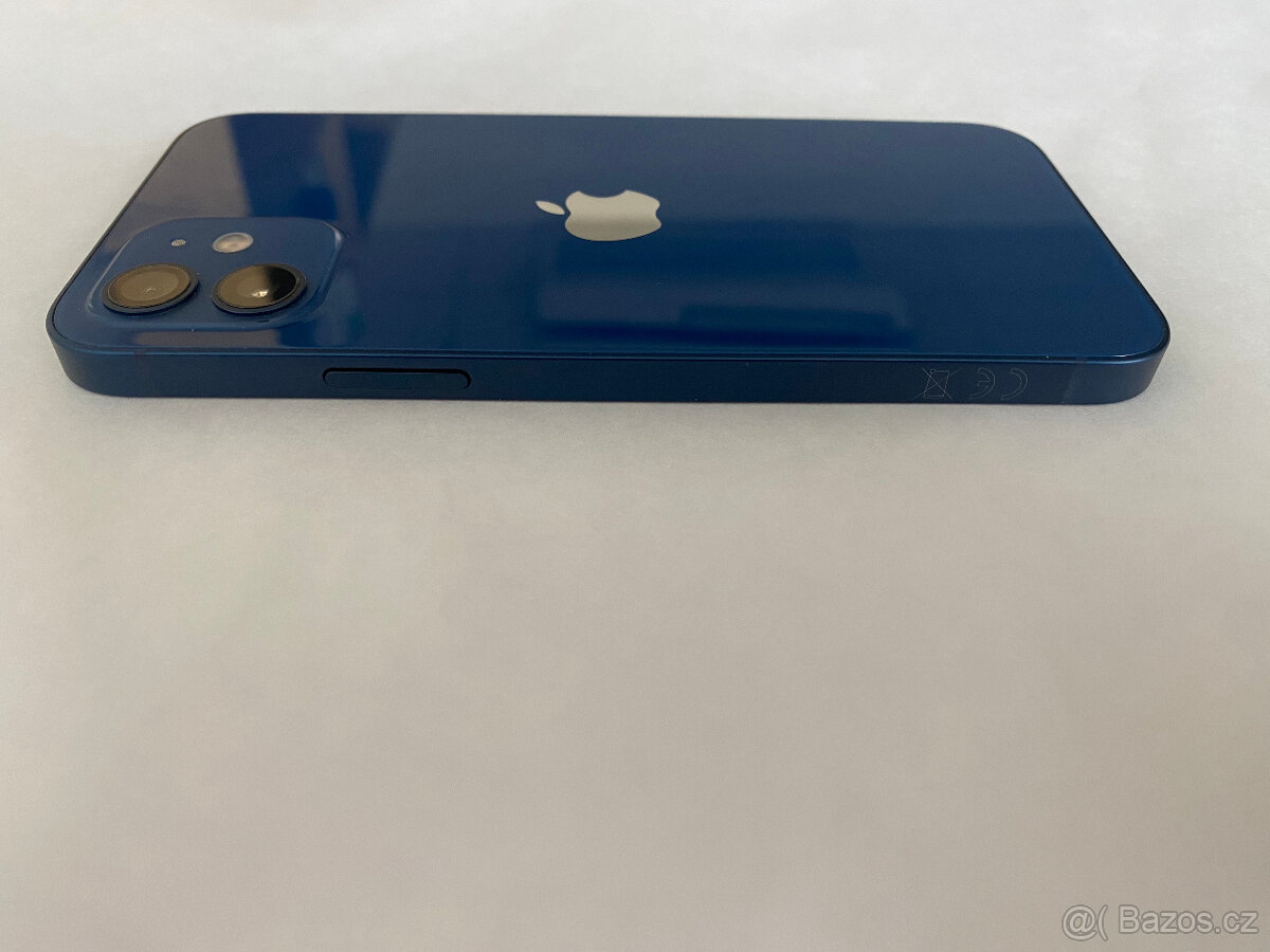APPLE IPHONE 12 128 GB MODRÝ,12 MĚSÍCŮ ZÁRUKA,VELMI HEZKÝ