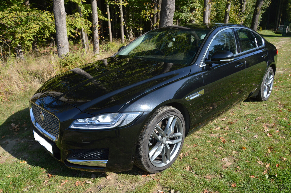 Jaguar XF 3.0d 221kW, r.v. 2017, adaptivní LED, TZ