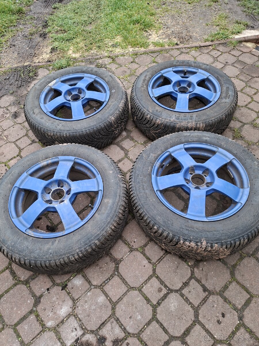 Alu 6,5jx15 se zimními pneu 195/65 R15