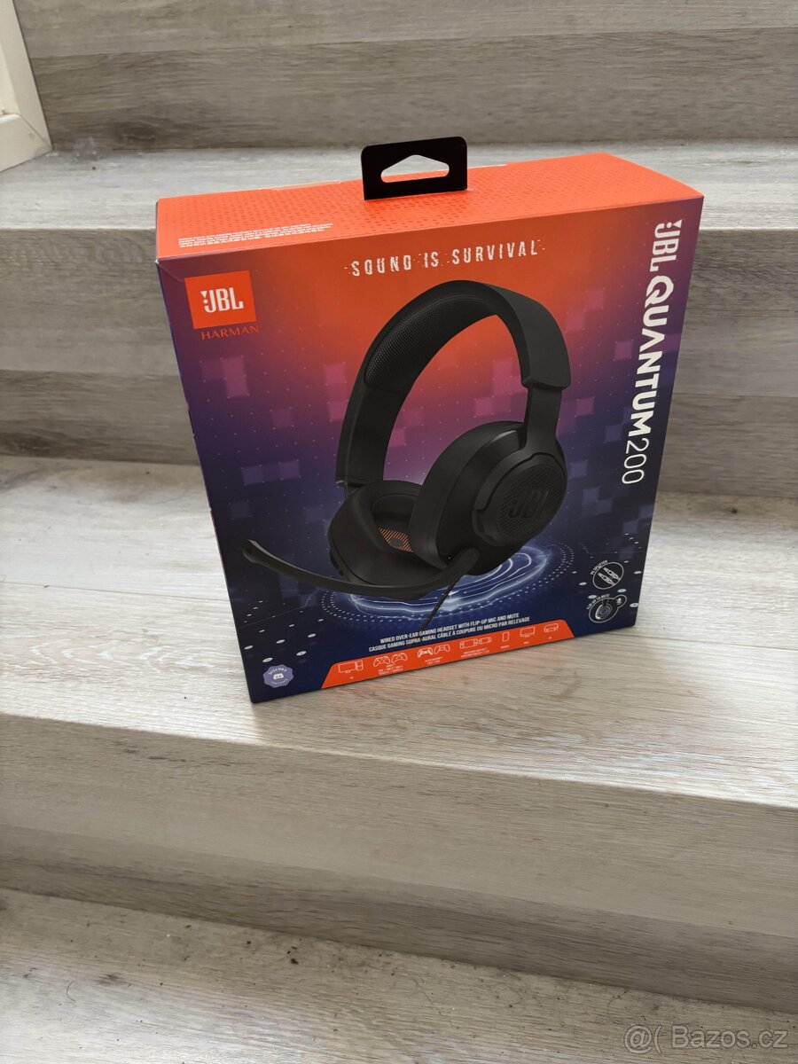 Prodám JBL Quantum 200, herní sluchátka