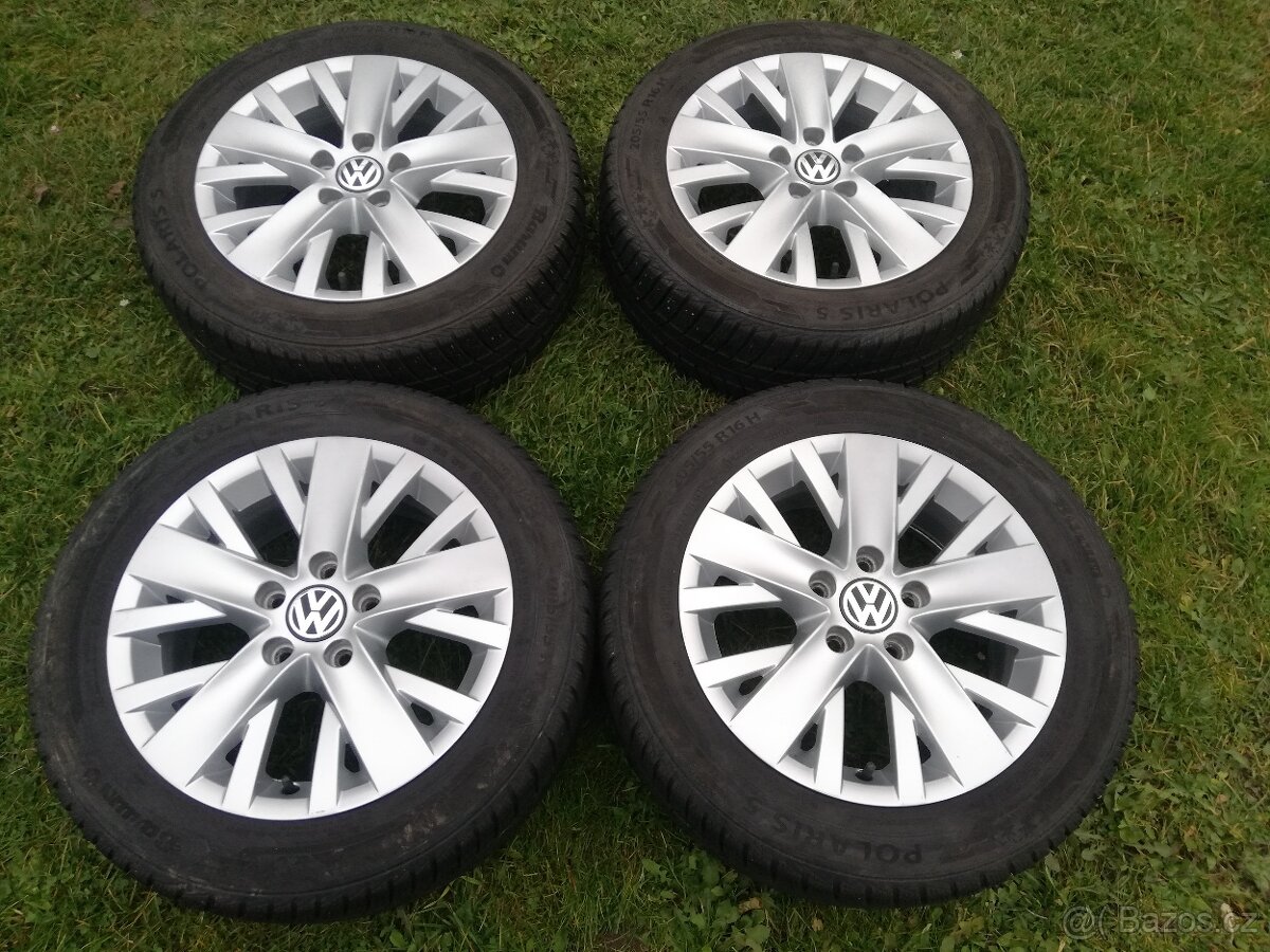 alu VW Golf 5,Golf 6,Touran,Caddy,zimní 205/55/16