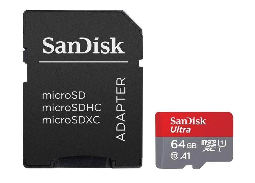 Paměťová karta SanDisk Ultra microSDXC 64GB (140R) A1 Class