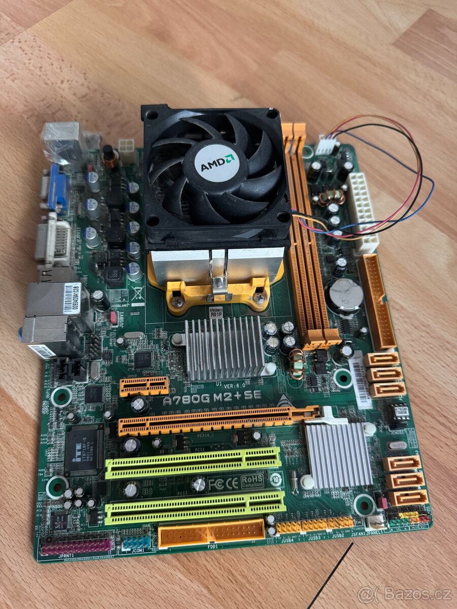 Biostar A780G M2+SE + AMD Athlon 64 X2 7750 - 5.2.