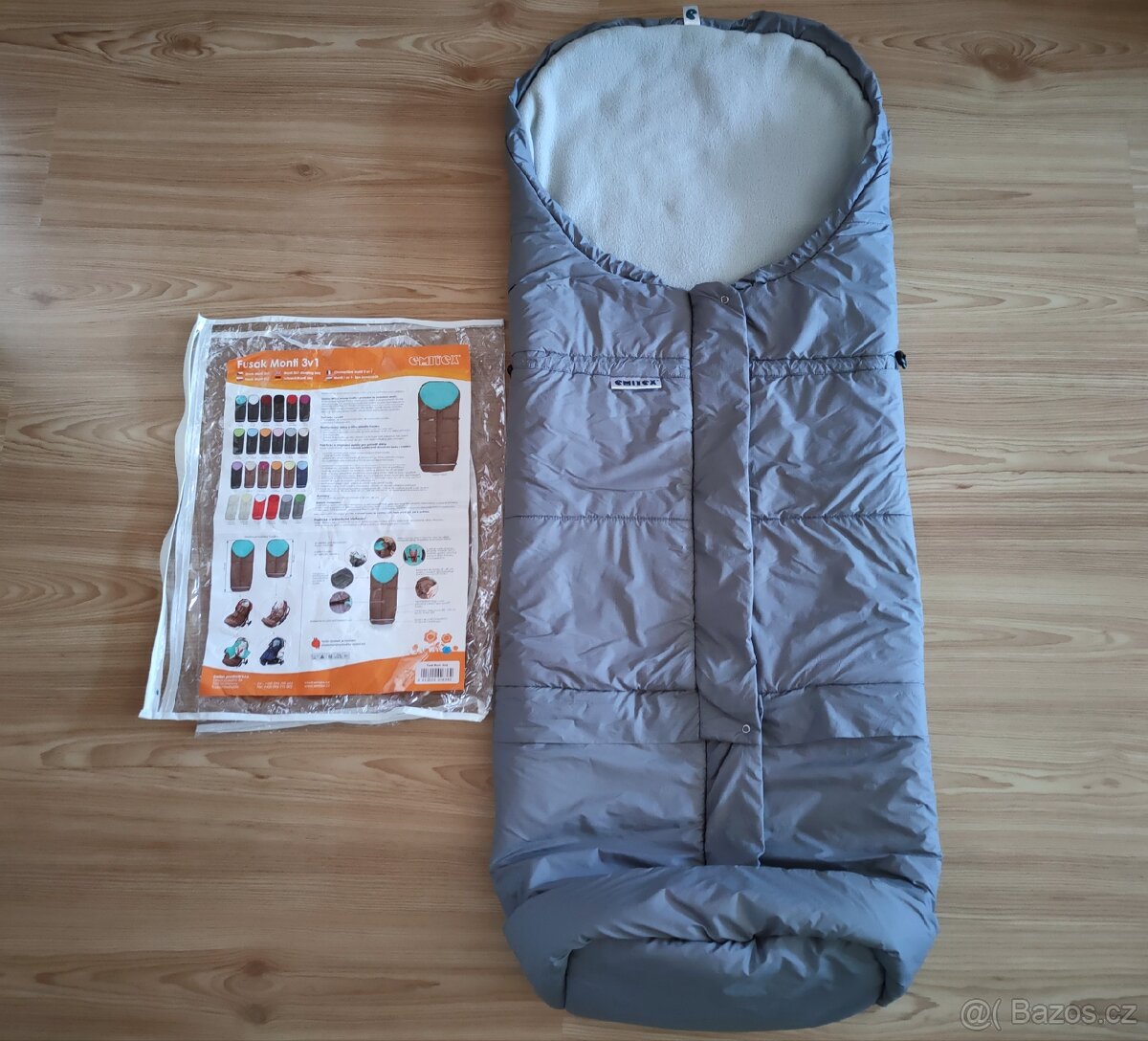 Teplý rostoucí fusak do kočárku/vajíčka