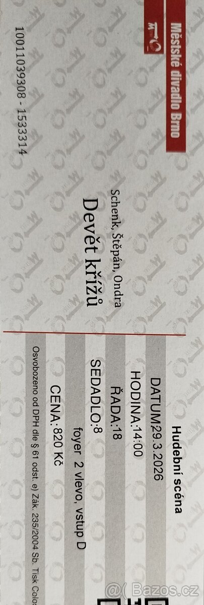 Devět křížů,MDB