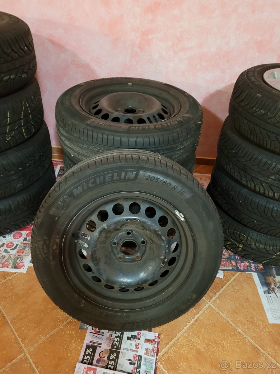 Letní sada 205/60/16 , 5x105